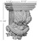 Ekena Millwork 8 1/2"W x 5 1/4"D x 11 3/8"H Rose Corbel COR08X05X11RO - alternate 4